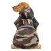 KOESON Dog Raincoat Waterproof Pet Rain Jacket, Reflective Adjustable Dog Rain Poncho Slicker with Leash Hole, Camouflage Lightweight Rainproof Hoodie Clothes for Medium Large Dogs Brown XL X-Large Brown Camo