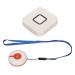 Wireless pager for nursing staff intelligent call system with 1 waterproof SOS frame button and 1 receiver call button for monitoring older people alarm system for patients older people