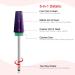 BNG 5-in-1 Electric Nail Drill Cutter - Professional Tungsten Steel Bits for Gel & Acrylic Nails | 3/32 Nail Millers for Manicure & Pedicure - Rough Purple - Buy Online on GoSupps.com