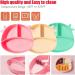 Non-Slip Silicone Baby Suction Plate Set with Divided Placemat - Green | Includes Bendable Fork & Spoon | Toddler Feeding Plate for Self Feeding Training - Buy Online on GoSupps.com