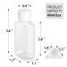 HULISEN 24 Pack 2 oz Clear Empty Hand Sanitizer Bottles | Travel Size Containers with Flip Cap | Refillable for Hand Sanitizer - Baby Shower Favor | Not for High Viscosity Liquids - Buy Online on GoSupps.com