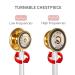 Royal Gold Stethoscope - Golden Chest Piece Latex-Free Tube Soft Sealing Ear Knobs for Nurses & Doctors - Buy Online on GoSupps.com