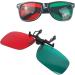 Yinhing Red and Green Glasses for Amblyopia | Sight Focusing Training Eyewear for Kids & Adults | Clip-On Convergence Glasses - Buy Online on GoSupps.com