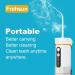 Frohsun Retractable Water Dental Flosser - 5 Pressure Modes, 6 Tips, Cordless & Rechargeable - IPX7 Waterproof - Low Noise - for Dental & Oral Health - Kids & Adults - Home & Travel - White - Buy Online on GoSupps.com