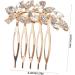 HAPINARY leaf wedding hair comb women's hair side comb hair accessories headpiece for bride hair comb hair Hair up Clip issue card bride small Japanese and Korean headgear - Buy Online on GoSupps.com