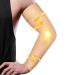 Normers 20-30 mmHg Medical Lymphedema Compression Arm Sleeve for Men & Women (Single)  Full Arm Support with Dot Silicone Band  Graduated Compression Arm Brace for Arthritis  Swelling  Bursitis  Dvt. Beige Small