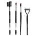 TEOYALL Eyebrow Liner Brushes Dual-Ended Angled Bristles Brush Brow Spoolie Eyelash Separator Comb for Daily Eye Makeup Routine Eye All In One Set/A