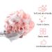 DUP Loofah Shower Puff Bath Body Brush Mesh Sponge Exfoliating Scrunchie 3pcs (Light Colour) - Buy Online on GoSupps.com