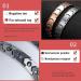 Prostapower Magnetic Copper Band Ellorea Magnetic Copper Prostate Band Adjustable Length Simple and Fashionable Quantum Magnetic Bracelet (Black ONE Size) Black One Size - Buy Online on GoSupps.com
