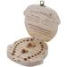 Dewin Baby Milk Teeth Organizer - Color Version Wooden Tooth Box for Children - Souvenir Storage (English Boy) - Buy Online on GoSupps.com