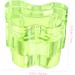 Beavorty glass acrylic nail supplies Manicure Nail Dish nail cups with lids dish for acrylic nails Acrylic Nail Dish nail dish cups nail dish with lid nail art cup crystal bowl thicken 7x5.6cm Green - Buy Online on GoSupps.com