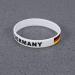 Garneck 10pcs Germany Land Flag Silicone Bracelets - Support Football Athletics Gymnastics & Hockey - Perfect Souvenir for Sports Fans - Buy Online on GoSupps.com
