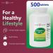 GeriCare Vitamin C 500 mg Antioxidant Immune System Support Nutritional Supplement Tablets 500 Count (Pack of 1) 500 Count (Pack of 1) 500mg - Buy Online on GoSupps.com