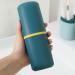 Travel Toothbrush Cup Case | Portable Plastic Holder for Bathroom School & Business Trips - International Shipping Available - Buy Online on GoSupps.com