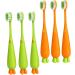 FRCOLOR 12 Pcs Kids Cartoon Carrot Toothbrush Set - Lovely Children's Toothbrushes for Healthy Teeth - Buy Online on GoSupps.com