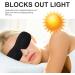 Relax Melodies Blackout Eye Mask 2 Pack - Adjustable 3D Contoured Cotton Sleeping Mask for Men and Women - Ideal for Travel - Purple & Black - Buy Online on GoSupps.com
