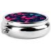 Round Pill Box - Mini Travel Medicine Organizer | Butterfly Design | Perfect for Purse & Pocket - Buy Online on GoSupps.com