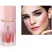 Soft Gel-Cream Blush Liquid Blush for Cheeks Lightweight Long-Wearing Smudge-Proof Natural-Looking Liquid Blush Makeup - Buy Online on GoSupps.com
