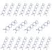 20pcs Mini Spiral Hair Pins  Silver Spiral Hair Pin  Metal Spiral Bobby Pins  Small Bobby Bun Pins for Women Hair Style DIY