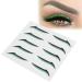Verdant Touch Reusable Colorful Eyeliner Stickers Eye Makeup Tool for Weddings Dance Parties Waterproof Green - Buy Online on GoSupps.com