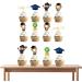 12 * Graduation Cupcake Toppers 2023 Graduation Cupcake Toppers Class of 2023 Cake Picks Graduation Party Decorations 12PCS 2 - Buy Online on GoSupps.com