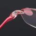Stylish Frameless Reading Glasses for Women +2.5 - Anti-Blue Light Diamant Cut Edge Ultralight Presbyopian Glasses with Case - Perfect for Ages 60-64 - Buy Online on GoSupps.com