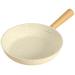 OUSIKA Saucepan White Durable Non-Stick Frying Pan Induction Cooker Gas Stove Grill Pans Cooking Pot Utensils Cookware for Kitchen Accessories Pans
