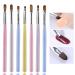 7-Piece Nail Brush Set | Gel & UV Gel Brushes for Acrylic Nail Art | Perfect for Stunning Designs - Buy Online on GoSupps.com