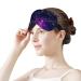 Lightweight Space Galaxy Sleep Eye Mask for Men & Women Adjustable Constellation Eyeshade for Better Sleep | Purple Blue Light Blocking - Buy Online on GoSupps.com