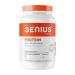 Genius Protein Powder, Vanilla - Dual Protein Blend with Improved Whey Isolate & Natural Egg White for Lean Muscle Building for Men & Women - Grass-Fed Pre & Post Workout Meal Replacement Shake Vanilla 1.39 Pound (Pack of 1)