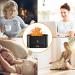 Asanmu Flames Aroma Diffuser - Perfect Mother's Day Gift for Mom | Humidifier with Flames Effect for Essential Oils | Ideal for Bedrooms & Office - Buy Online on GoSupps.com