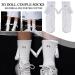 Magnetic 3D Doll Eyes Black Socks for Women - Breathable Cotton Middle Tube Socks 1 Pair - Buy Online on GoSupps.com
