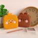 Curry Bear Brown Bear Menstrual Cup & Sanitary Napkin Storage Bag - Portable, Travel-Friendly, Large Capacity - Buy Online on GoSupps.com