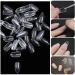 Sethexy Short Oval False Nails - 500 Pieces 10 Sizes Full Cover Acrylic Nail Tips for Art Nail Design (Natural) - International Shipping Available - Buy Online on GoSupps.com