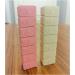 2 Pack AM PM Pill Organizer with Braille, 7 Day Pill Case for Vitamins and Supplements - Pink + Beige - Buy Online on GoSupps.com