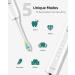 7am2m Sonic Electric Toothbrush with 6 Brush Heads for Adults and Kids Wireless Fast Charge One Charge for 60 Days 5 Modes with 2 Minutes Built in Smart Timer Electric Toothbrushes(White) No Travel Case White - Buy Online on GoSupps.com