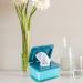 Portable Baby Wet Wipes Box with Lid - Reusable & Refillable Travel Wipes Dispenser - Ideal for Children - Blue - Buy Online on GoSupps.com