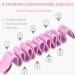Elastic Yoga Belt - 9 Loop Stretch Band for Yoga Pilates & Strength Training - Fitness Flexibility Tool - Pink - Buy Online on GoSupps.com