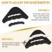 Adjustable Toe Filler Inserts 4 Pairs - Reusable Shoe Fillers for Men & Women - Black + Beige - Buy Online on GoSupps.com