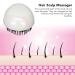 Buy 2-Piece Egg-Shaped Sweet Scalp Brush Set | Portable Shampoo Comb for All Hair Types - Wet/Dry Massage - Buy Online on GoSupps.com