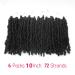 Niseyo 10 Inch Soft Butterfly Locs - 6 Packs Handmade Pre-Looped Faux Locs Crochet Braids (1B) - Buy Online on GoSupps.com