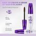 EONFAVE 5D waterproof mascara long eyelashes waterproof volumizing brush black eyelashes long lasting mascara cream mascara with silk fiber nonclumping extra volume thick and curly - Buy Online on GoSupps.com