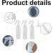 ZISHAN 4 Pcs Spray Bottle Small Spray Bottle Hair Spray Bottles Mini Spray Bottle Clear Empty Fine Mist Travel Bottle Set Small Refillable Travel Bottle Water - Buy Online on GoSupps.com
