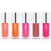 Lip Glow Oil Huile pour Les L vres Hydratante Formule Non Collante Brillance Subtile avec Rouge L vres Liquide Teint Transparent Retient L'humidit pour viter Les L vres Gerc es 6 ML 5 Pi ces