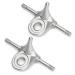 Cosmos 1 Pair Roller Skate Triangle Trucks, Roller Skate Plate Replacement Double Action Trucks Aluminum Alloy Castings Roller Skating Accessories