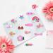14PCS Sweet Girl Hair Clips Set - Pink Candy Ice Cream Flower Barrettes for Children, Baby Hair Accessories - Cartoon Hairpins for Kids - Buy Online on GoSupps.com