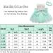 LZH Baby Girls Lace Dress 18-24 Months Light Green - Wedding Pageant Baptism Christening Tutu Gown - Buy Online on GoSupps.com