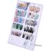Ruiqas Nail Art Showing Prional Salon Magnetic Marble Nail Art Display False Nail Tips Sample Display Practice 2 acrylic false tip display stand rack magnetic marble nail art display acrylic nail - Buy Online on GoSupps.com