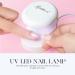 Gelike EC Mini LED Nail Lamp - Portable USB Nail Dryer for Travel - UV LED Light for Gel Nail Art - DIY Manicure at Home - Buy Online on GoSupps.com