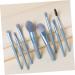 SOESFOUFU 8pcs Makeup Brush for Woman Makeup Face Eyeshadow Makeup Mini Makeup Brushes Face Powder Blue - Buy Online on GoSupps.com